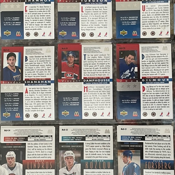 Upper Deck holographic hockey cards vintage rare collection NHL 90s nostalgia - Picture 6 of 10